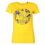 Women's T-shirt made of organic cotton ALPINE PRO ECCA spectra yellow variant pb