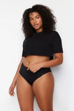 Trendyol Curve Black High Waist Briefs