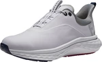 Footjoy Quantum Mens Golf Shoes White/Blue/Pink 46 Calzado de golf para hombres