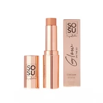 SOSU Cosmetics Glow On The Go tvářenka v tyčince se třpytkami Coral 7 g