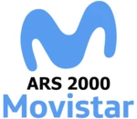 Movistar 2000 ARS Mobile Top-up AR