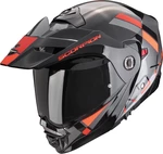 Scorpion ADX-2 GALANE Silver/Black/Red XL Helm