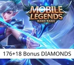 Mobile Legends - 176 +18 Bonus Diamonds Key