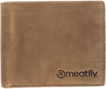 Meatfly Eliot Premium Leather Wallet Roble Billetera Cartera, bandolera
