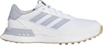 Adidas S2G Spikeless 24 Junior Golf Shoes White/Halo Silver/Gum 39 1/3 Calzado de golf junior