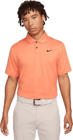 Nike Dri-Fit Tour Solid Mens Polo Orange Trance/Black XL