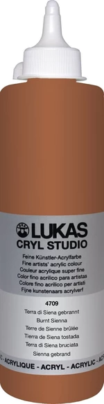 Lukas Cryl Studio Acrylic Paint 500 ml Burnt Sienna Pintura acrílica
