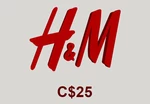 H&M C$25 Gift Card CA