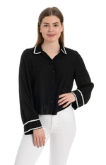 Vero Moda Dámská halenka VMBUMPY Regular Fit 10300605 Black S