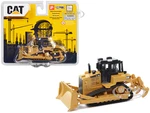 CAT Caterpillar D6R Track-Type Tractor Yellow and Black 1/64 Diecast Model by Diecast Masters