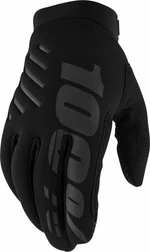 100% Brisker Gloves Black L Kesztyű kerékpározáshoz