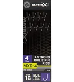 Matrix náväzec mxc-4 x-strong boilie pin rigs barbless 10 cm - size 16 0,18 mm