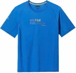 Smartwool Men's Active Ultralite Graphic Short Sleeve Tee Blueberry Hill L Tričko Outdoorové tričko