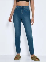 Modré skinny fit džíny Noisy May Gaga - Dámské