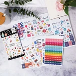 1345 Pcs Cartoon Planner Stickers Diary Scrapbook Label StickersDIY Creative Decorative Supplies Stationery Stickers