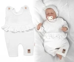 Pletené láclové kalhoty Girl s volánkem, Baby Nellys, bílé, vel. 68 (3-6m) Pletené láclové kalhoty Girl s volánkem, Baby Nellys, bílé, vel. 68 (3-6m)