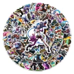 50/100Pcs Hot Game League of Legends Stickers For Refrigerator Car Helmet DIY Gift Box Bicycle Guitar Notebook Skate