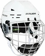 Bauer RE-AKT 85 Helmet Combo SR Blanco S Casco de hockey