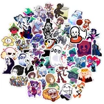 10/50PCS Undertale Game Stickers DIY Snowboard Laptop Luggage Fridge Guitar Waterproof Graffiti Fun Sticker for Kid Toy Decals