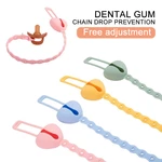 Non-slip Anti-lost Dust-proof Pacifier Chain With Storage Box Food Grade Silicone Baby Molar Chain Double Buckle Pacifier Chain