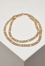 Figaro layered necklace gold