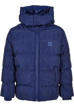 Boys' Puffer Hooded Jacket spaceblue