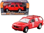 1994 GMC Jimmy with Roof Rack Red "Timeless Legends" Series 1/24 Diecast Model Car by Motormax