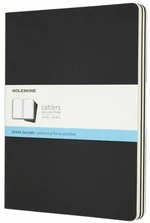 Moleskine: Sešity 3 ks tečkované černé XL