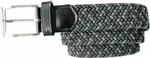 Alberto Gürtel Multicolor Braided Belt Grey/Green/Black 85