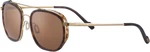 Serengeti Boron Dark Turtoise/Bold Gold/Mineral Polarized Drivers Gold L Lunettes de vue