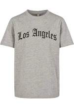 Dětské tričko Los Angeles vřesové šedé