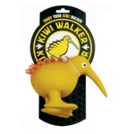 KIWI WALKER Hračka pes Whistle latex pískací oranžová 11,5 cm