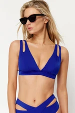 Trendyol Saks Triangle Cut Out/Windowed Bikini Top