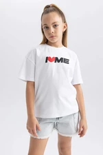 DEFACTO Oversize Fit Short Sleeve T-shirt