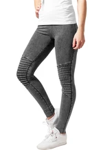 Women's Jersey Denim Leggings - Dark Grey
