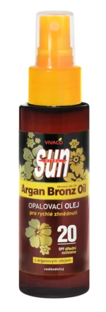 Sun Vital Vivaco SUN Arganový opalovací olej OF20 100 ml