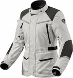 Rev'it! Jacket Voltiac 3 H2O Ladies Silver/Black 44 Textilní bunda