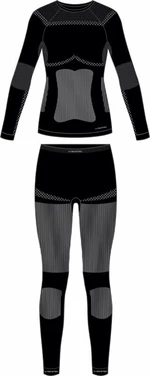 Viking Ilsa Lady Set Thermal Underwear Black/Grey L Bielizna termiczna