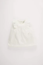 DEFACTO Baby Girl Poplin Short Sleeve Shirt