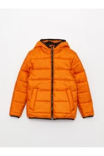 LC Waikiki Basic Boys' Down Jacket with a Hooded