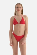 Dagi Red Triangle Small Bikini Top