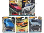 "Canyon Warriors" 5 piece Set "Car Culture" Series Diecast model cars by Hot Wheels