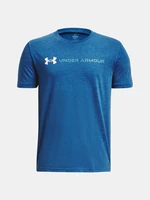 Under Armour T-Shirt UA B LOGO WORDMARK SS-BLU - Boys