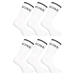 6PACK socks Hugo Boss high white