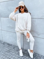 Women's tracksuit CALIFORNIA beige Dstreet