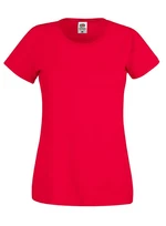 Lady fit Red T-shirt Original Fruit of the Loom