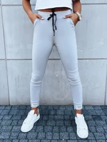 Women's sports trousers VELVET SKY light gray Dstreet