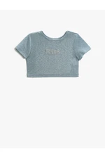Koton Crop T-Shirt Crew Neck Cotton