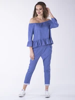 Look Made With Love Woman's Trousers 415P Stripe