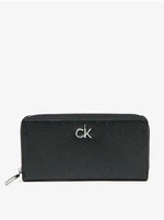 Calvin Klein Re-Lock Slim Black Wallet - Women